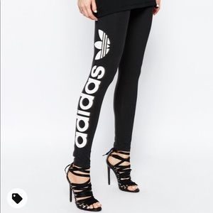 Adidas Originals Adicolour Leggings With Side Logo